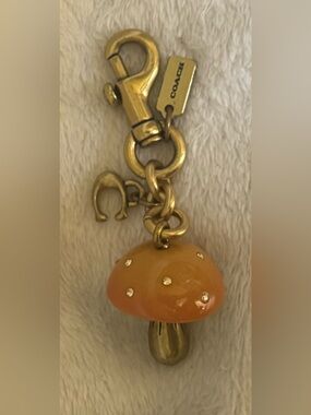 Coach Enamel Mushroom Bag Charm